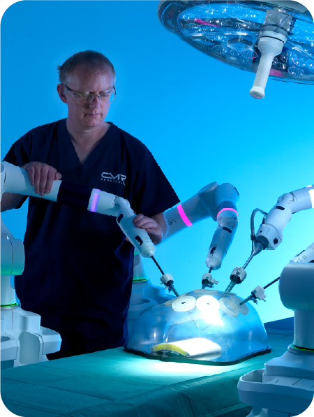 ejemplo de capacitacion con cirugia robotica